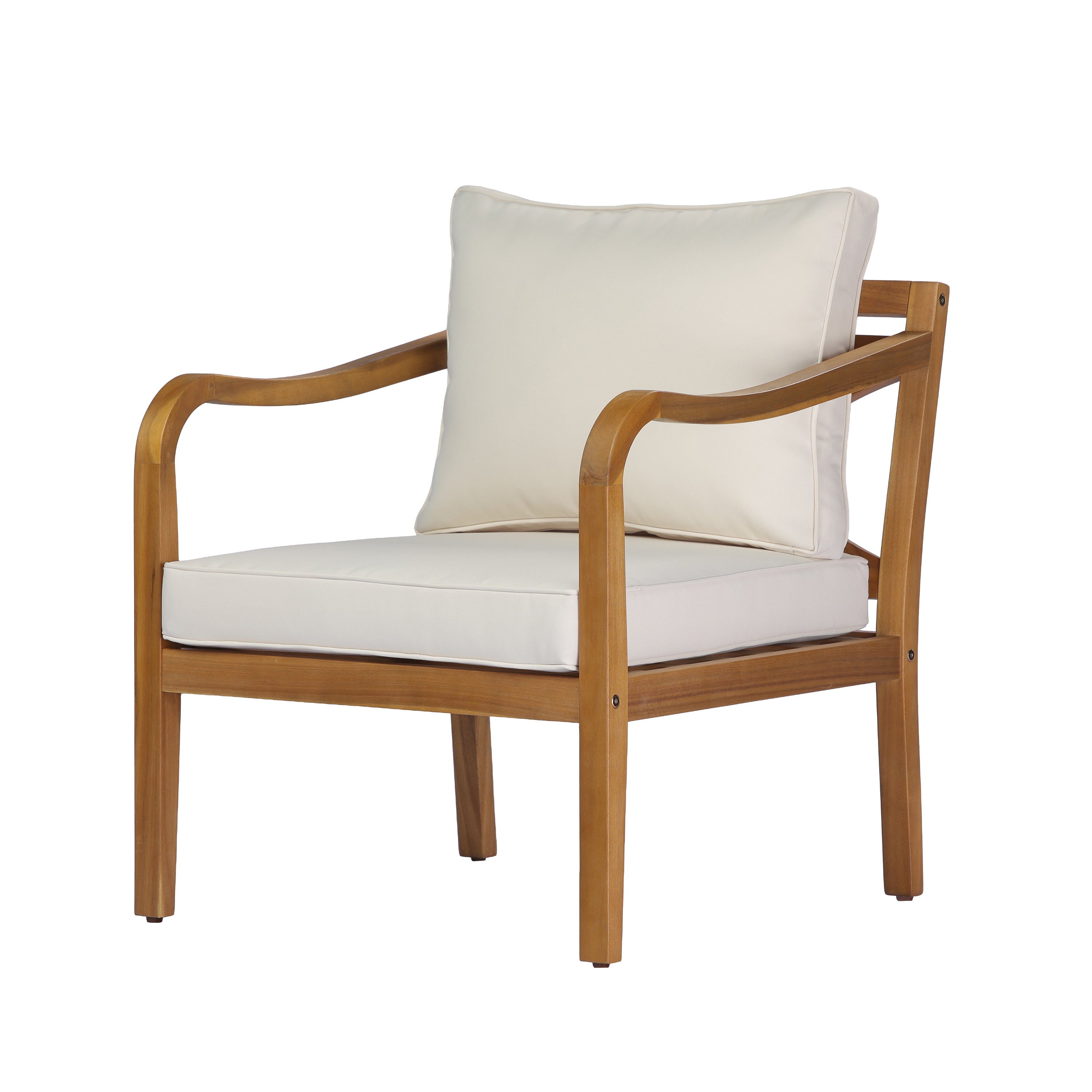 Acacia Wood Patio Furniture Club Chair