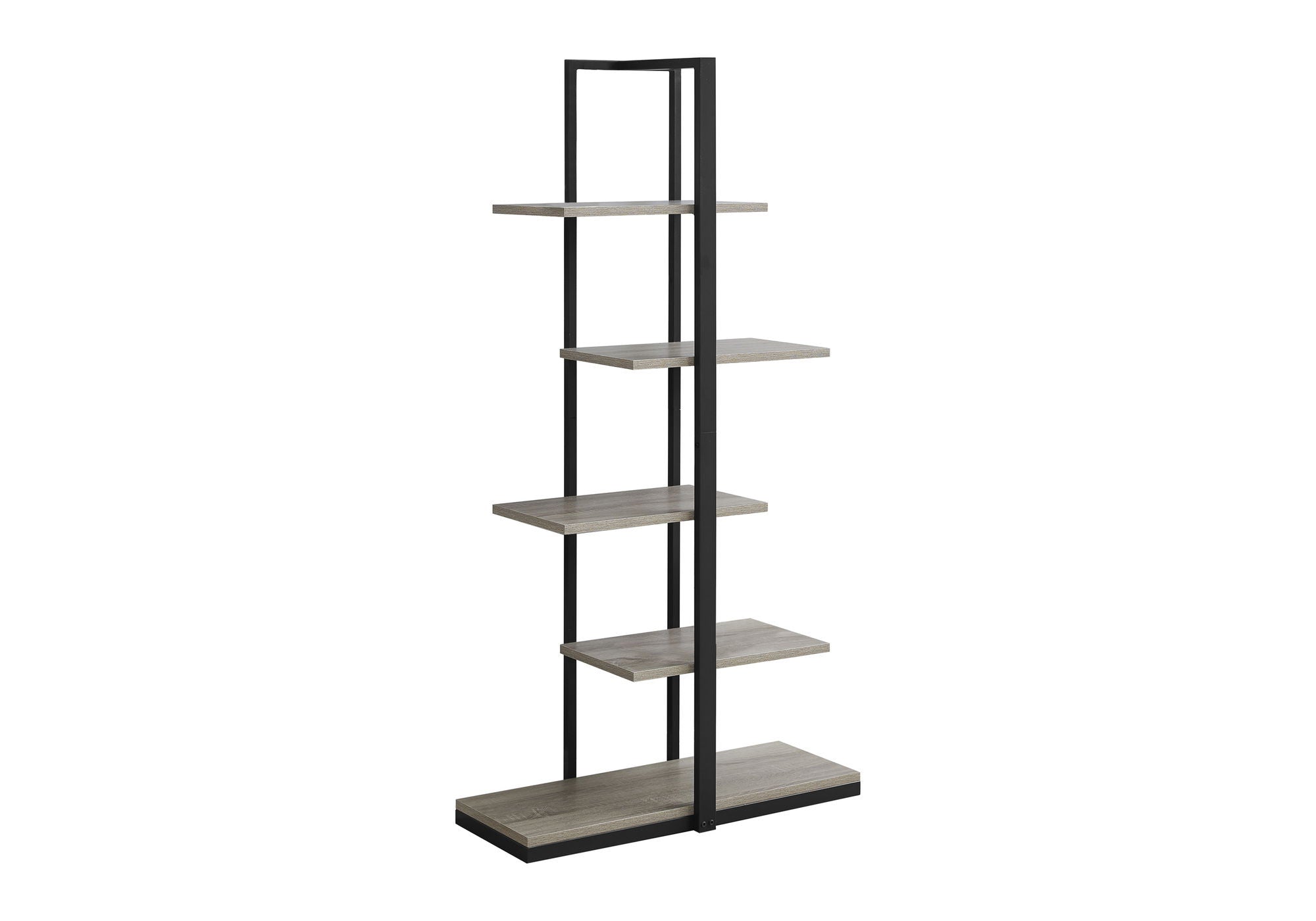 Bookshelf, Bookcase, Etagere, 5 Tier for Office, Contemporary & Modern