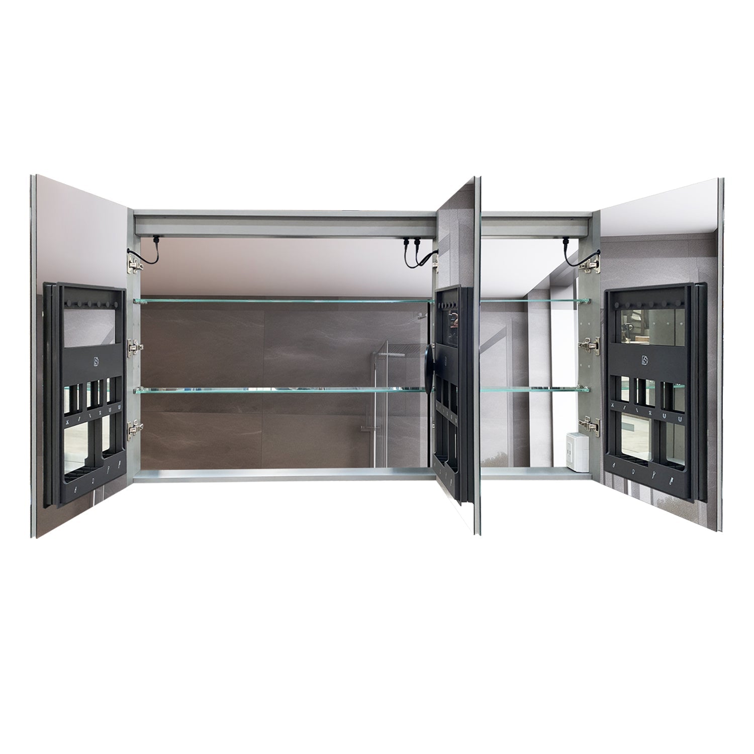 60 x 36 Inch LED Lighted Bathroom Medicine Cabinet