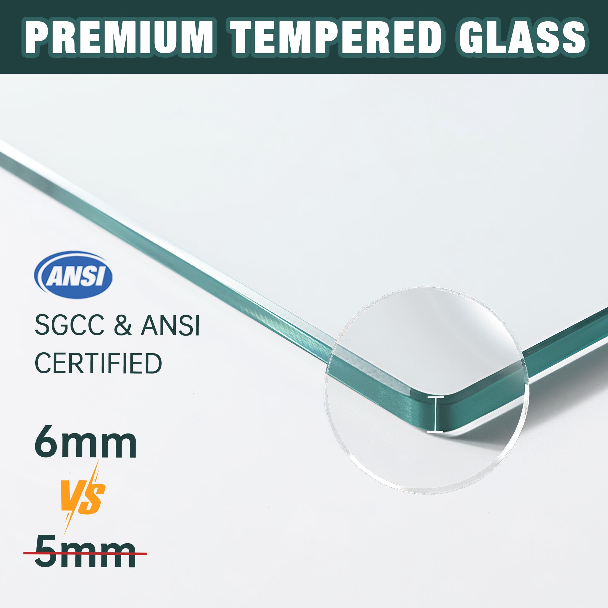 Premium Aluminum Frame Double Sliding Shower Door