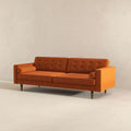 Mid Century Modern Velvet Sofa