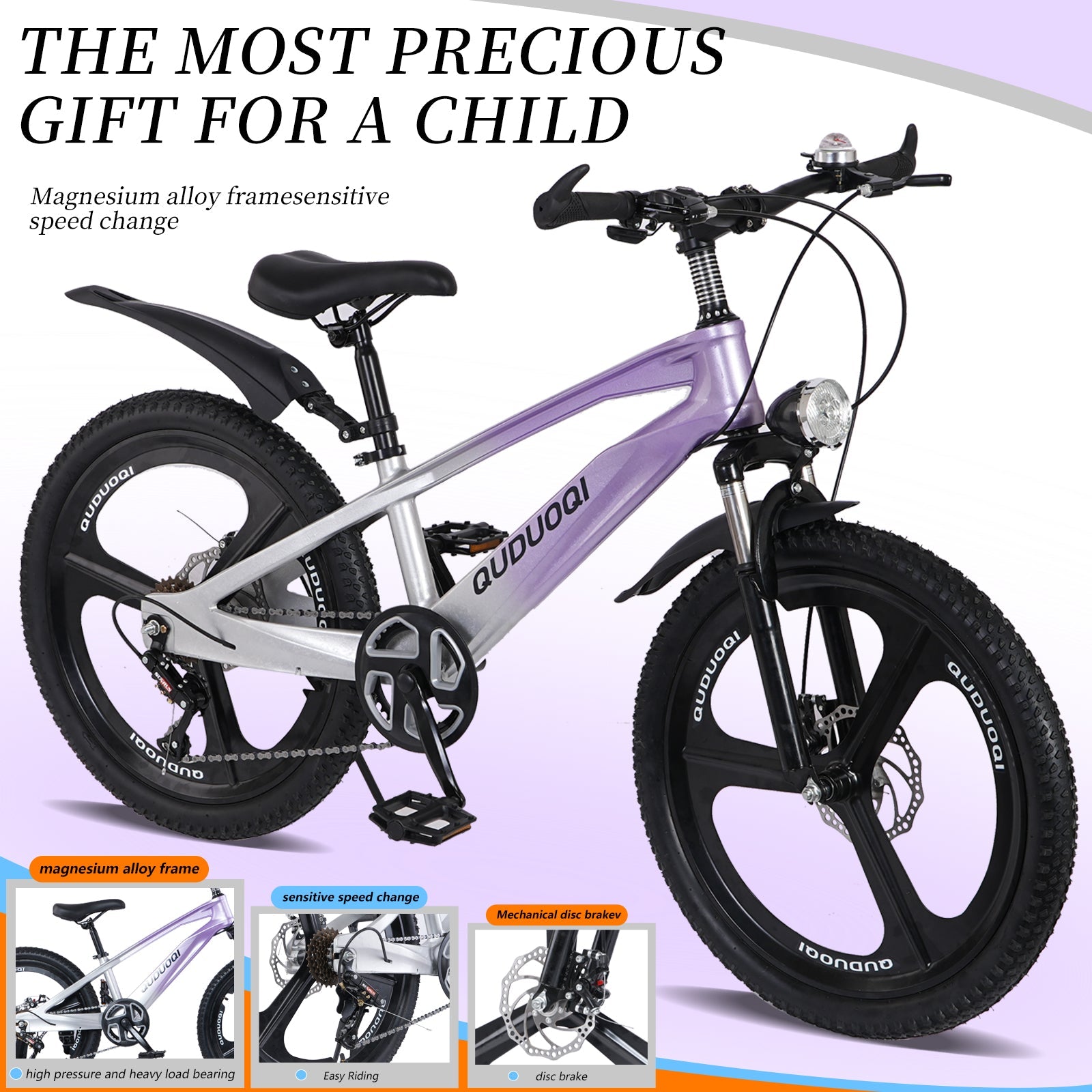FKZNPJ 20 Inch Kids Mountain Bike