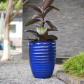 Handmade Sapphire Garden Pot