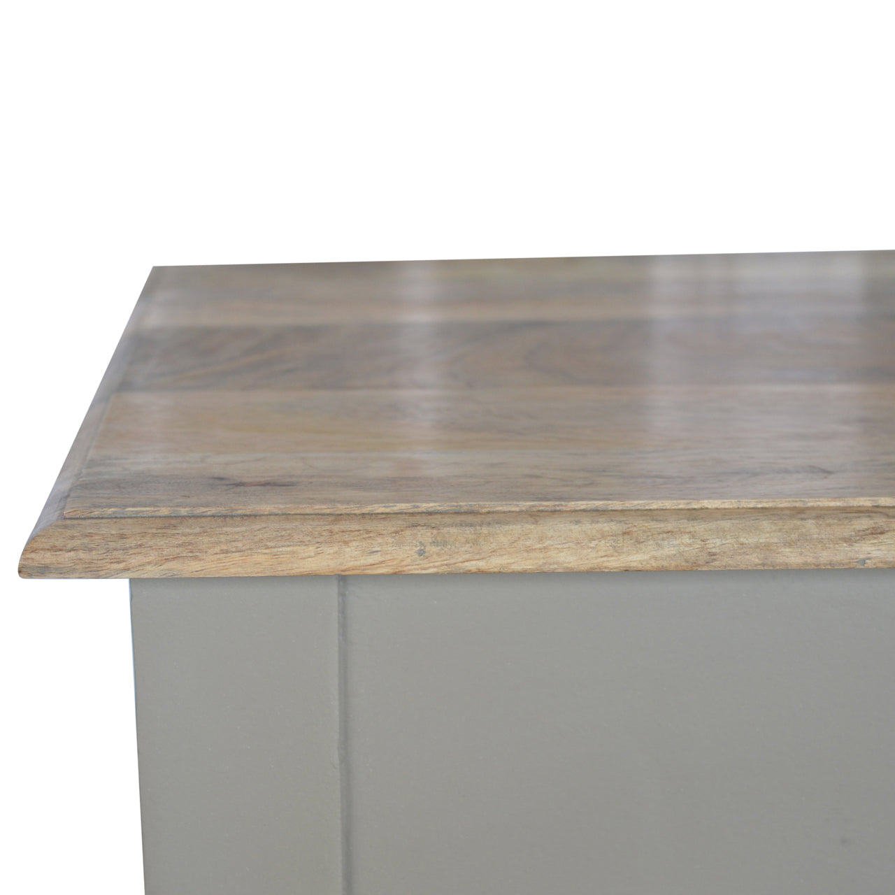Solid Wood Hand Painted Writing Desk, 1-Drawer