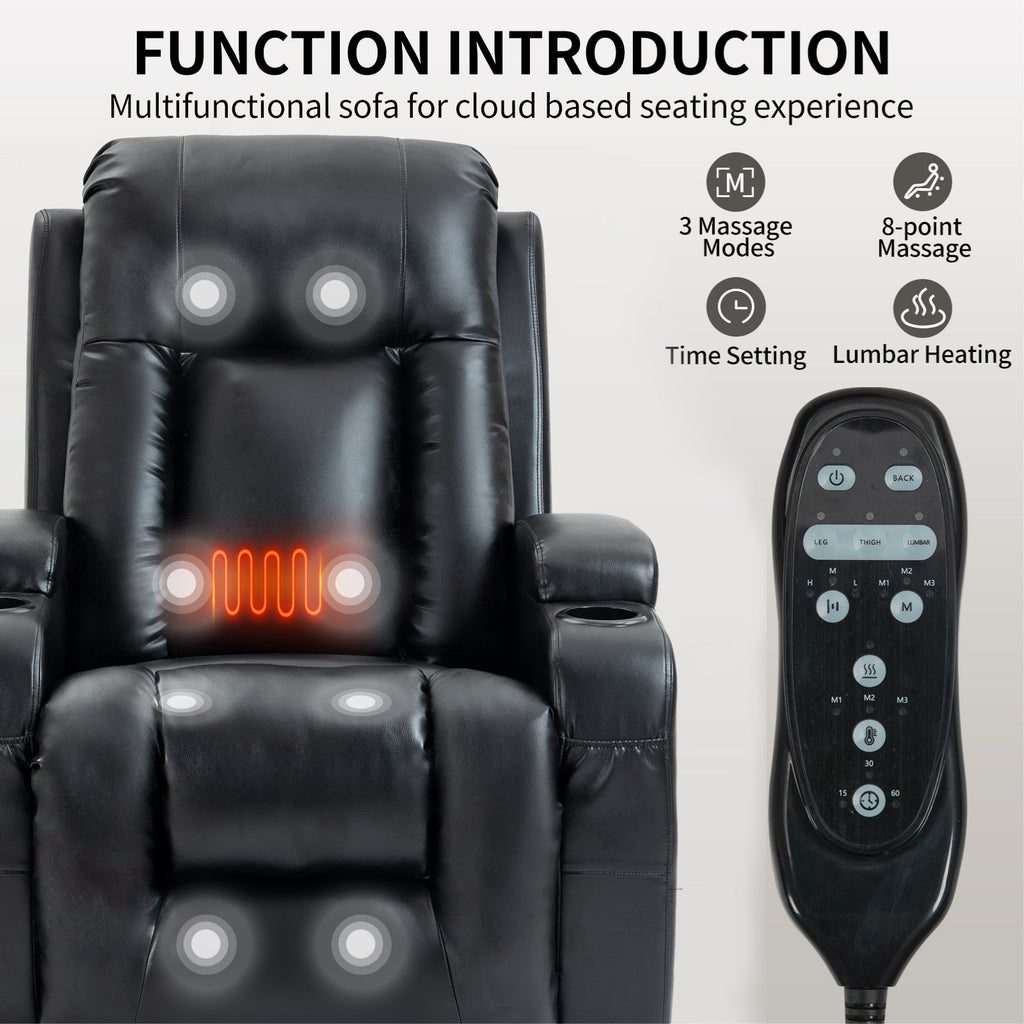 Infinite Position Power Lift Recliner Chair for Elderly