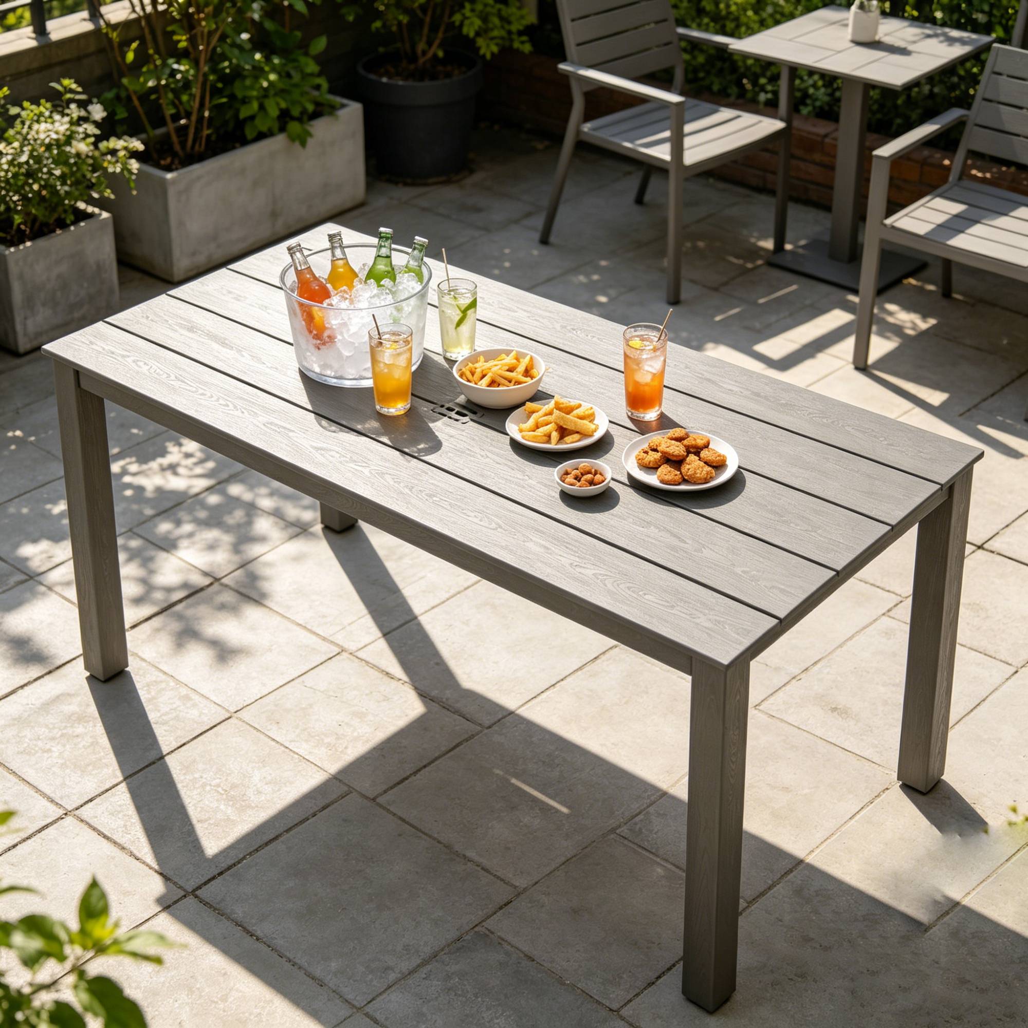 68.9-Inch Simple High-Quality Dining Table