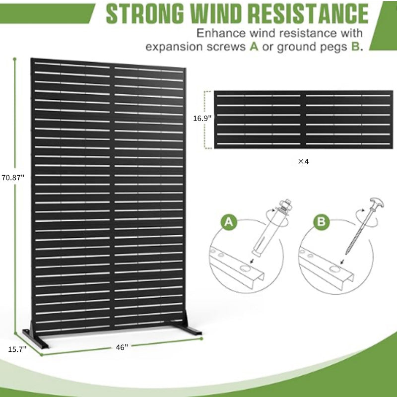 Sturdy Outdoor Privacy Screen
