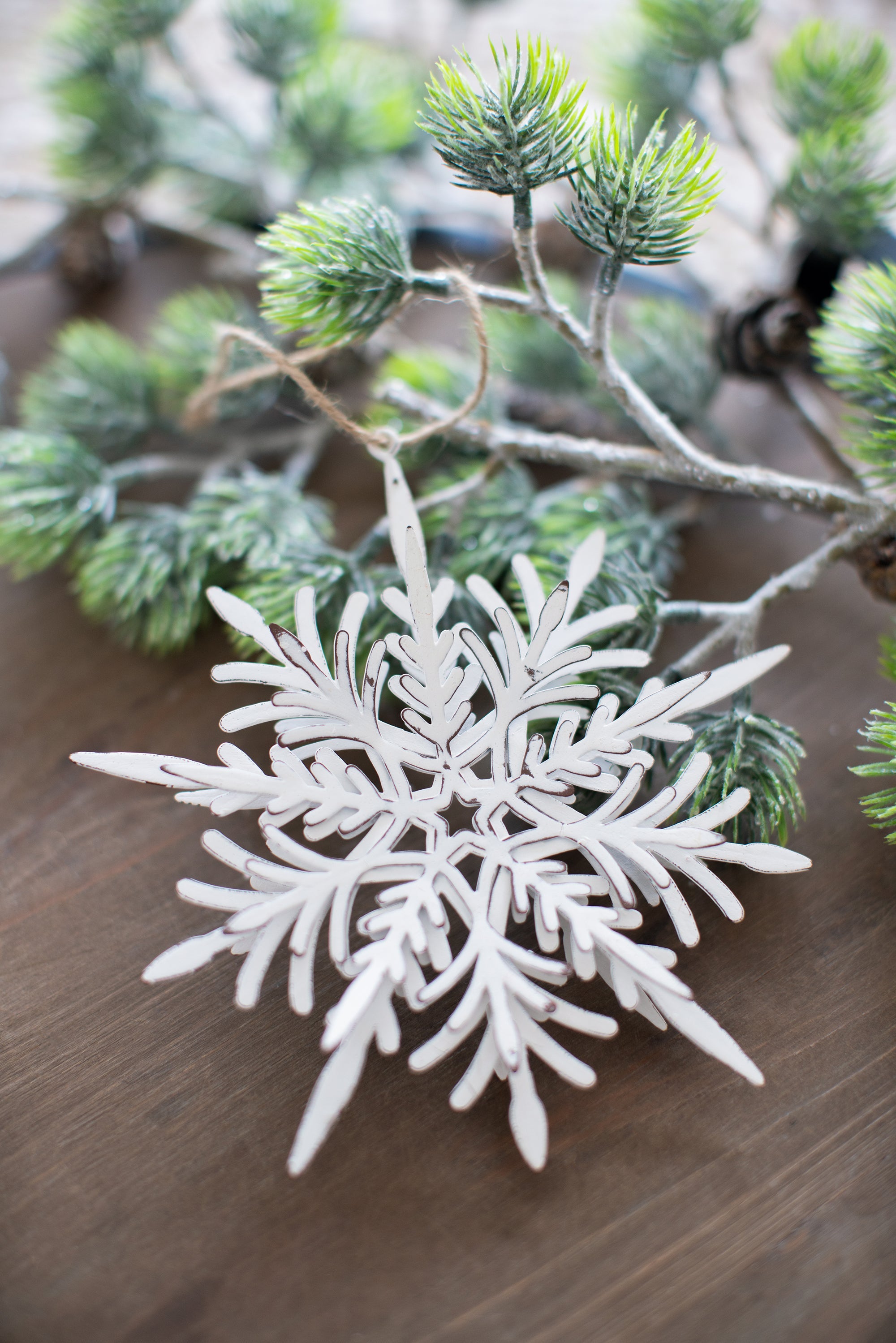 Iron Snowflake Hanger - Set of 6