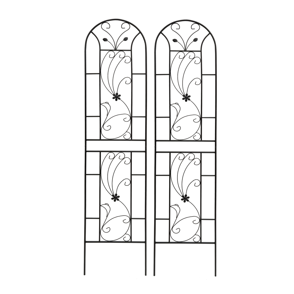 2 Pack Metal Garden Trellis