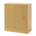 34.3" Modern Wavy Sideboard with Curved Contour Design
