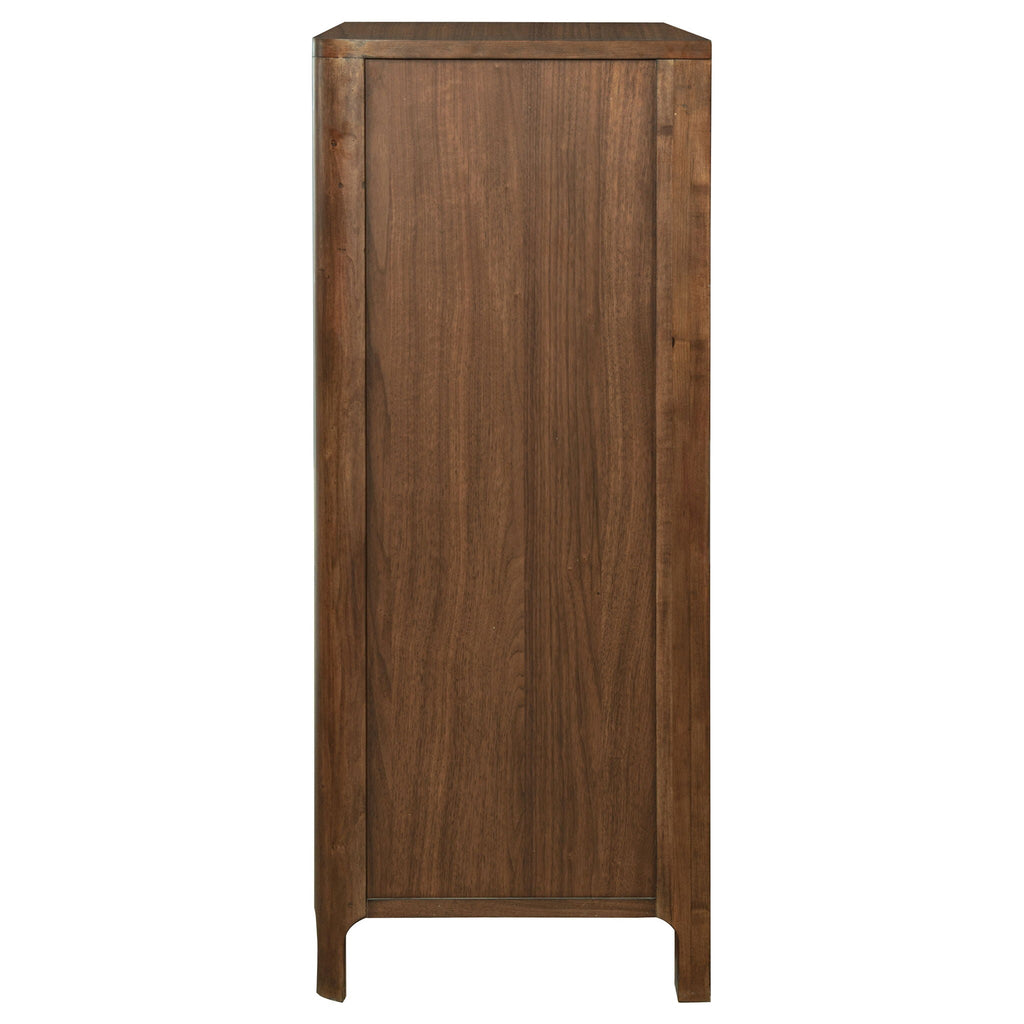 Verona - 5 Drawer Chest With - Walnut