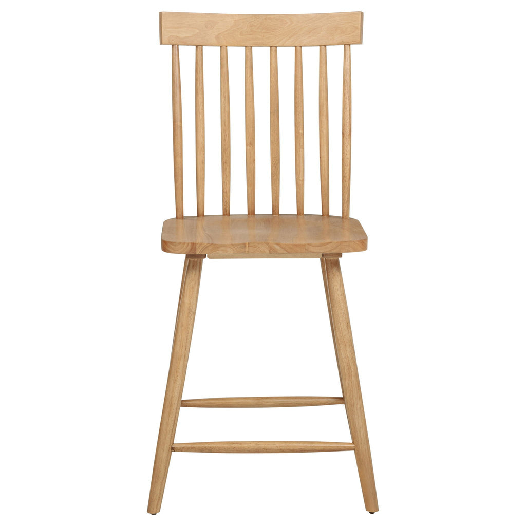 Andrews Windsor Counter Height Dining Side Chair Light Ash (Set of 2)