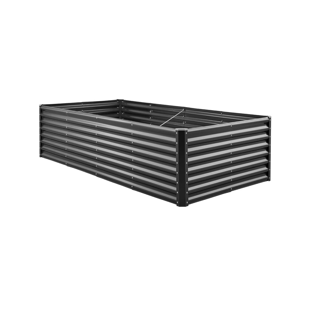 Metal Raised Garden Bed - 8 x 4 x 2 ft Outdoor Planter