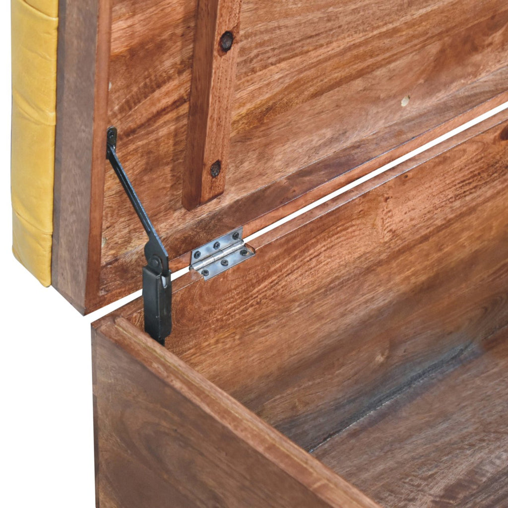 Solid Wood Buffalo Hide Honey