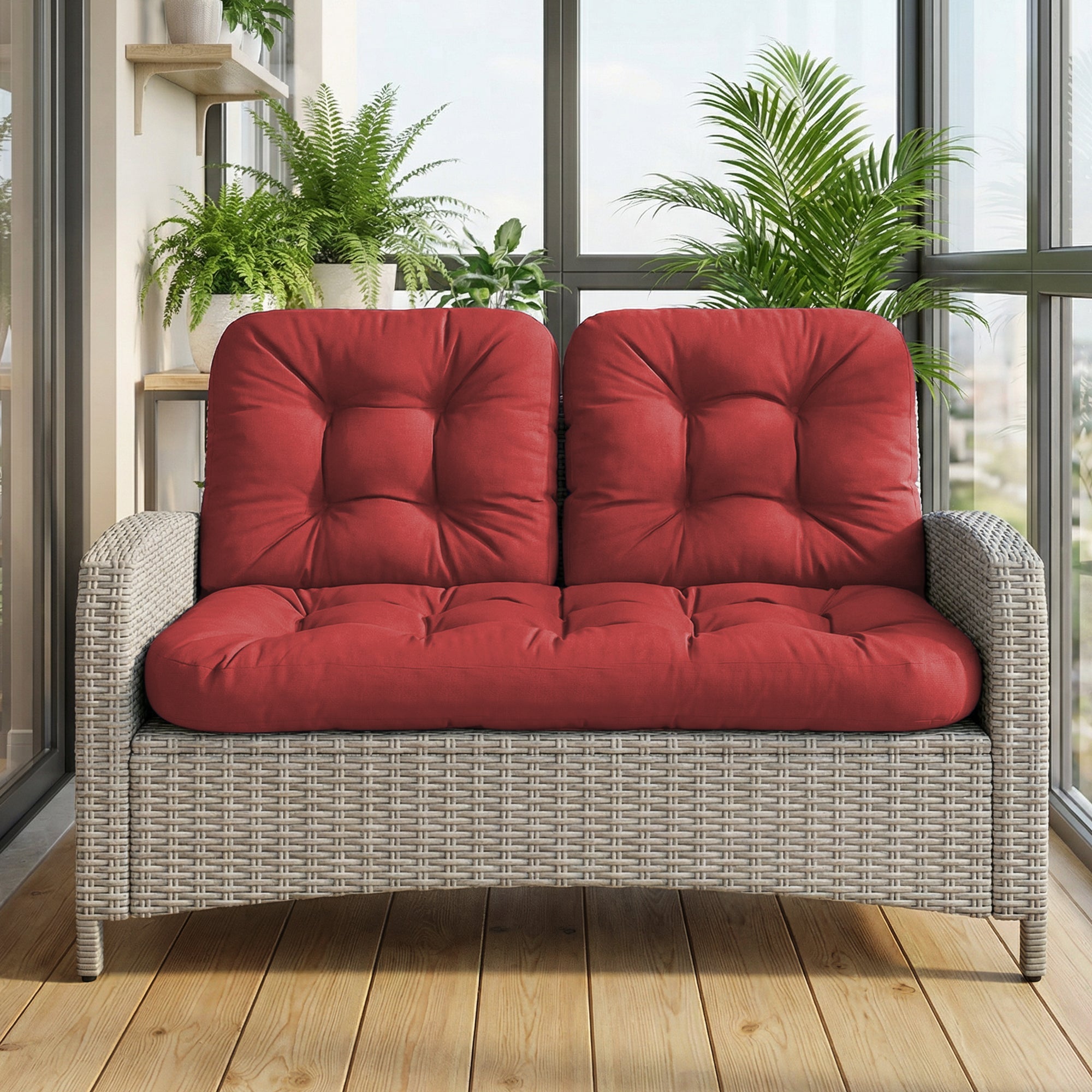Wicker Chair Cushions Set of 3