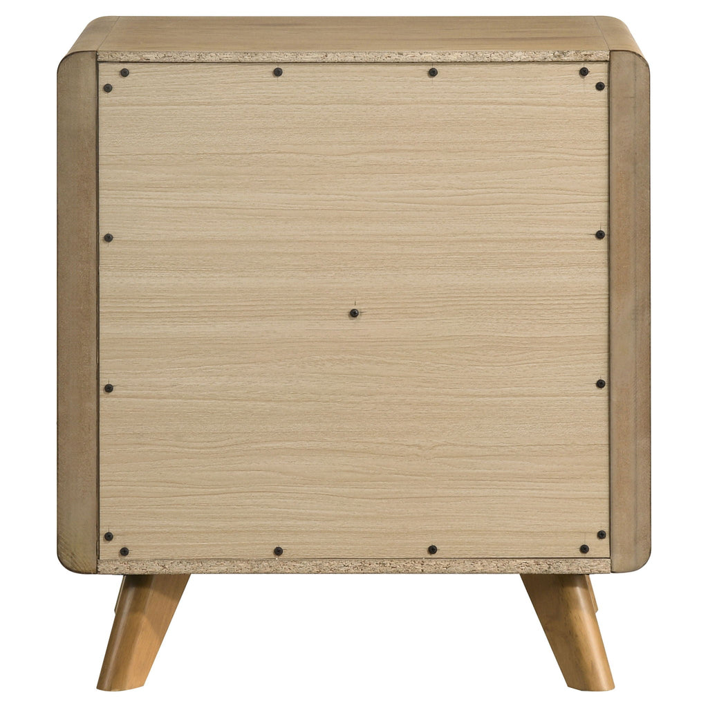 Bennett 2-drawer Bedroom Nightstand Bedside Table Light Oak