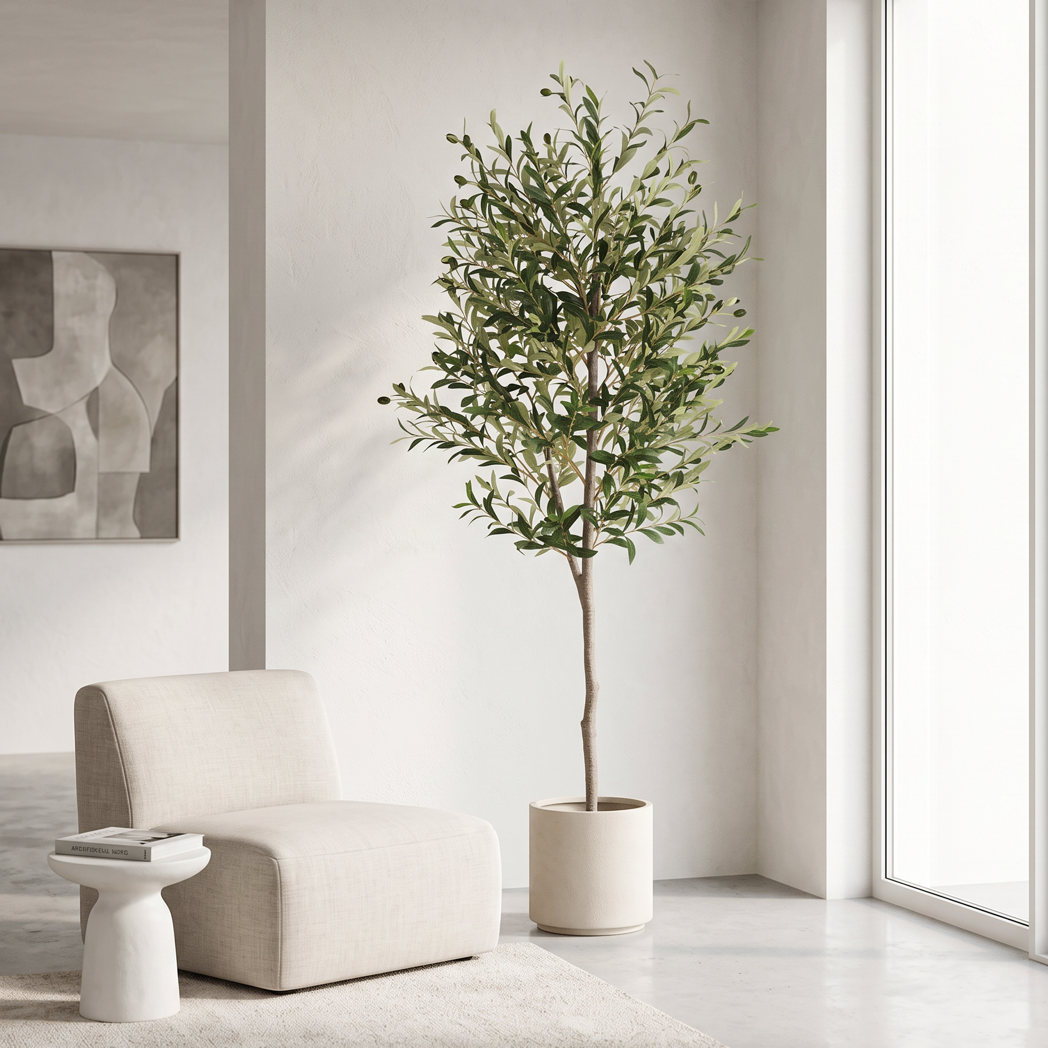 6FT Artificial Olive Tree in