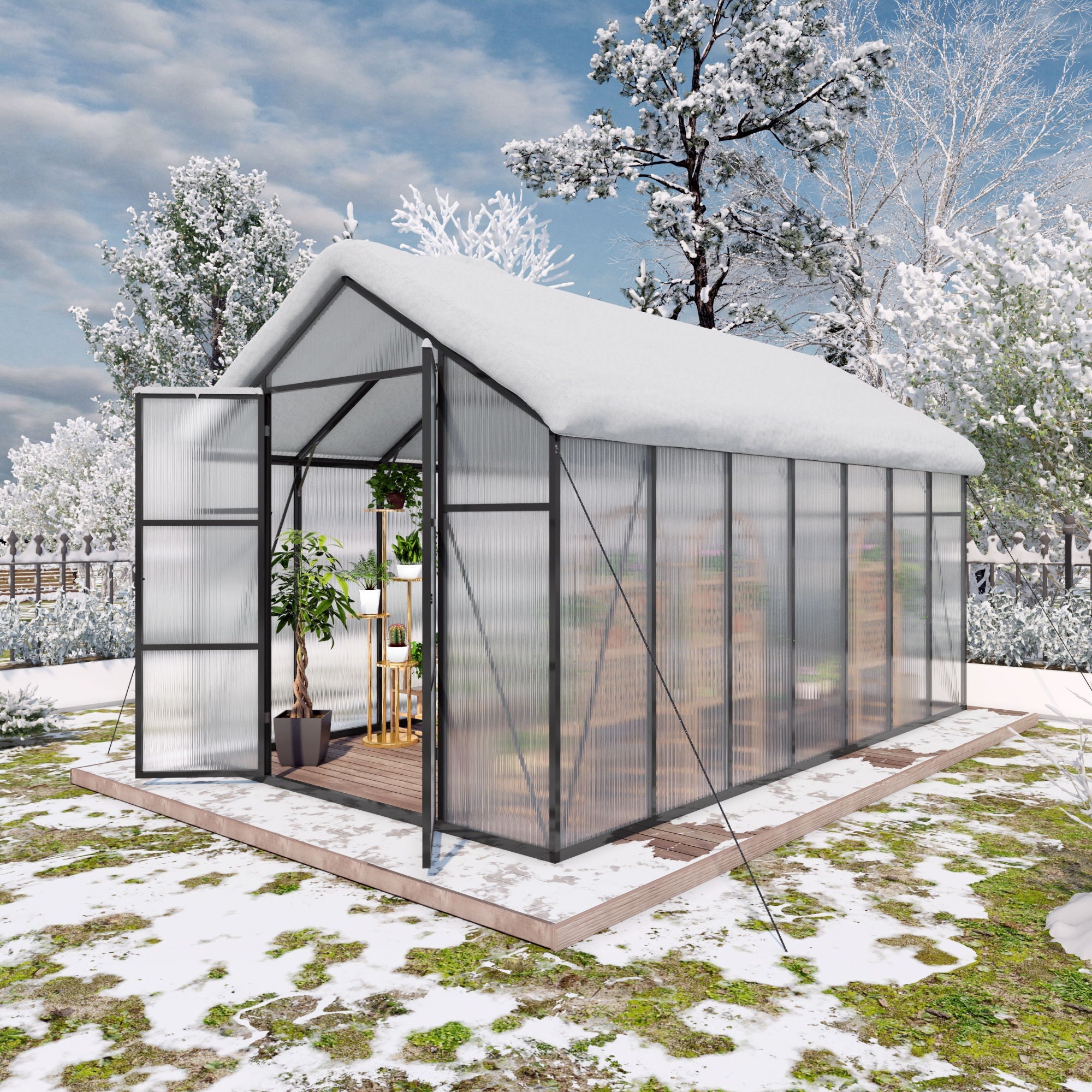 Gain Height Windproof house All Season Outdoor Garden Shelter