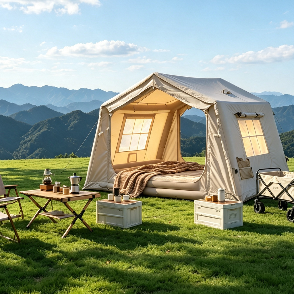8 m² Inflatable Tents for Camping