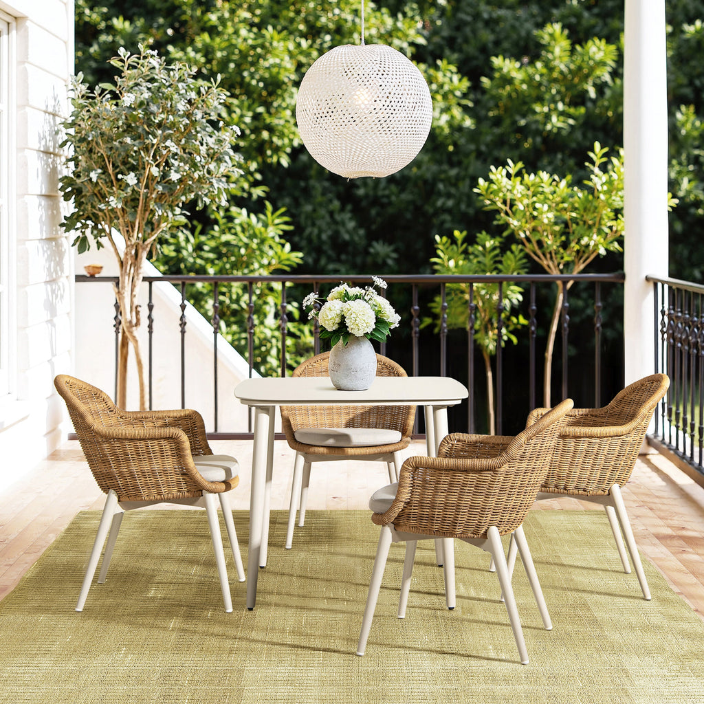 Santorini 33.5" Square Outdoor Patio Table