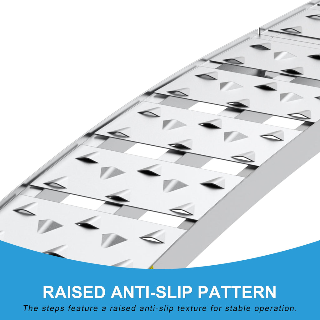 7.5FT Heavy Duty Aluminum Loading Ramp Set for Pickup Truck Beds