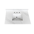 37-Inch Quartz Bathroom Vanity Top