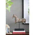 14x4.5x17' Antique Horse Statue On Stand