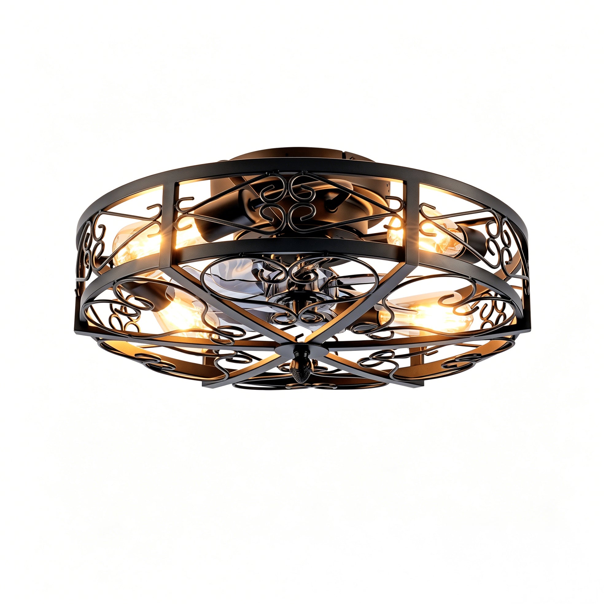 20" Mounting Type Ceiling Fan with Reversible Motor and Remote Control