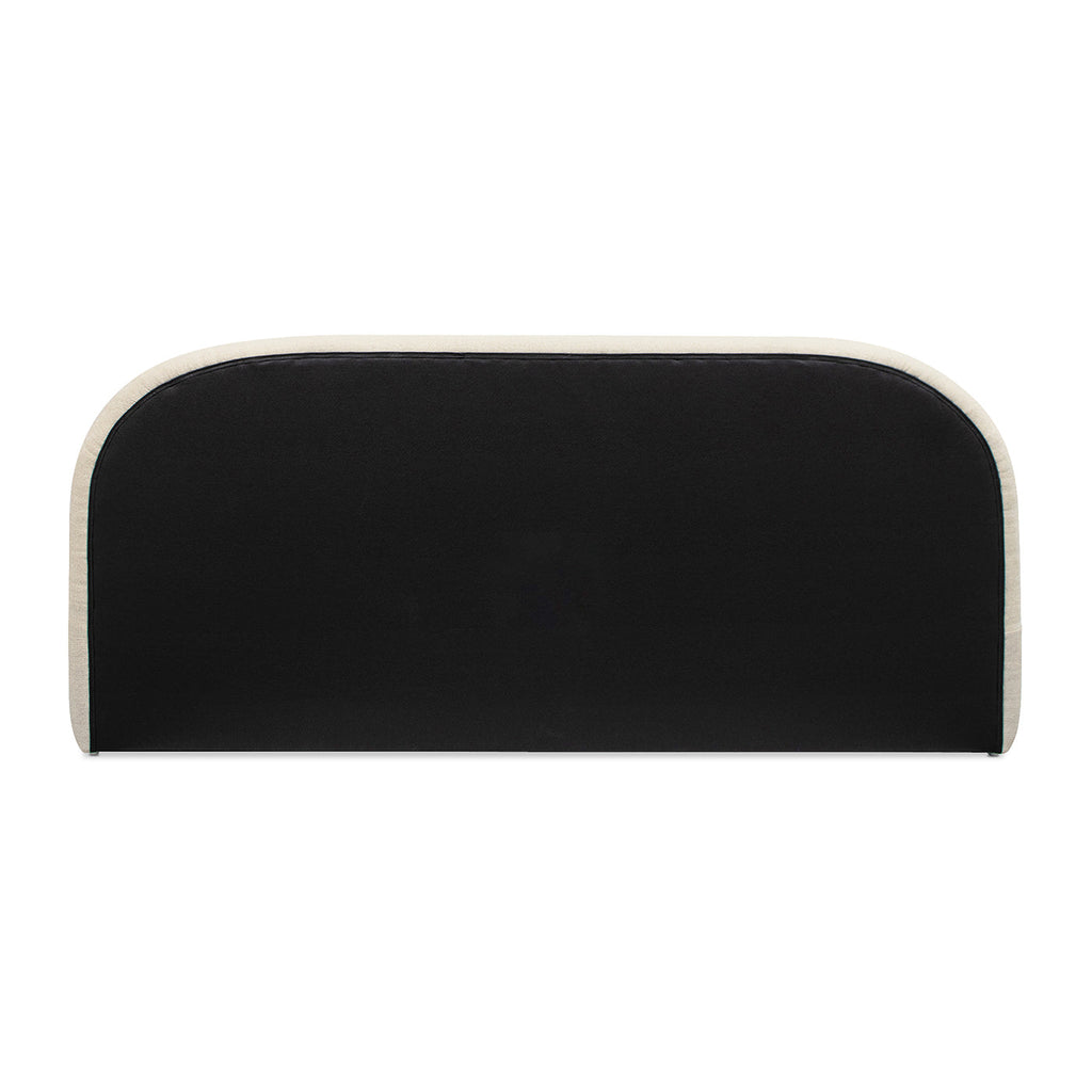 Archie Puffy Grounded Upholstered Platform Bed - Oatmeal Light