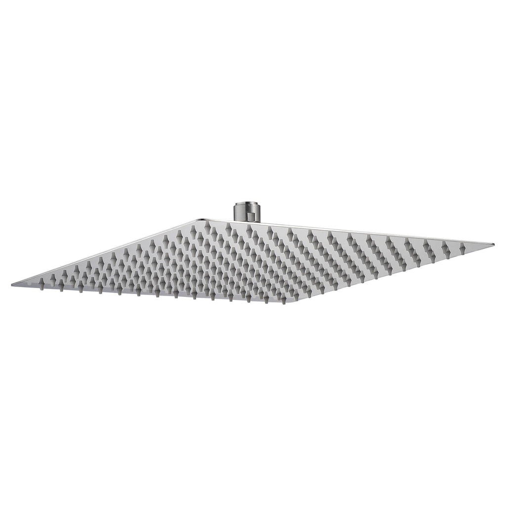 Ultra Thin Square Rainfall Shower Head Stainless Steel, Wall Or Ceiling Mount