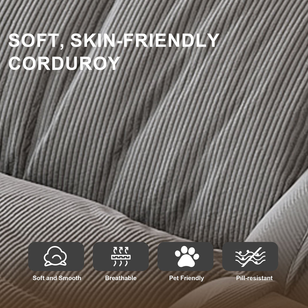 Upholstered Human Dog Bed for Adults and Pets
