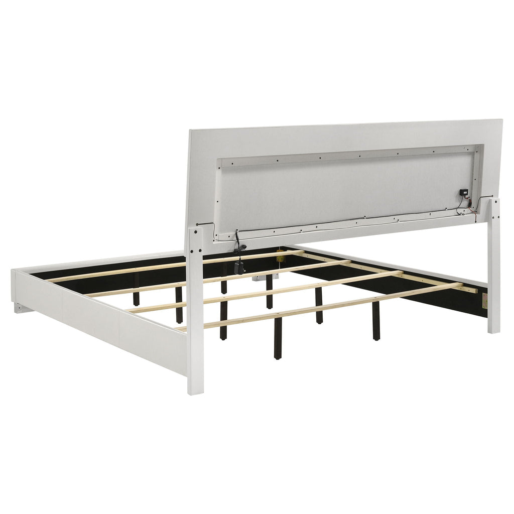 Felicity 5-piece California King Bedroom Set White Gloss