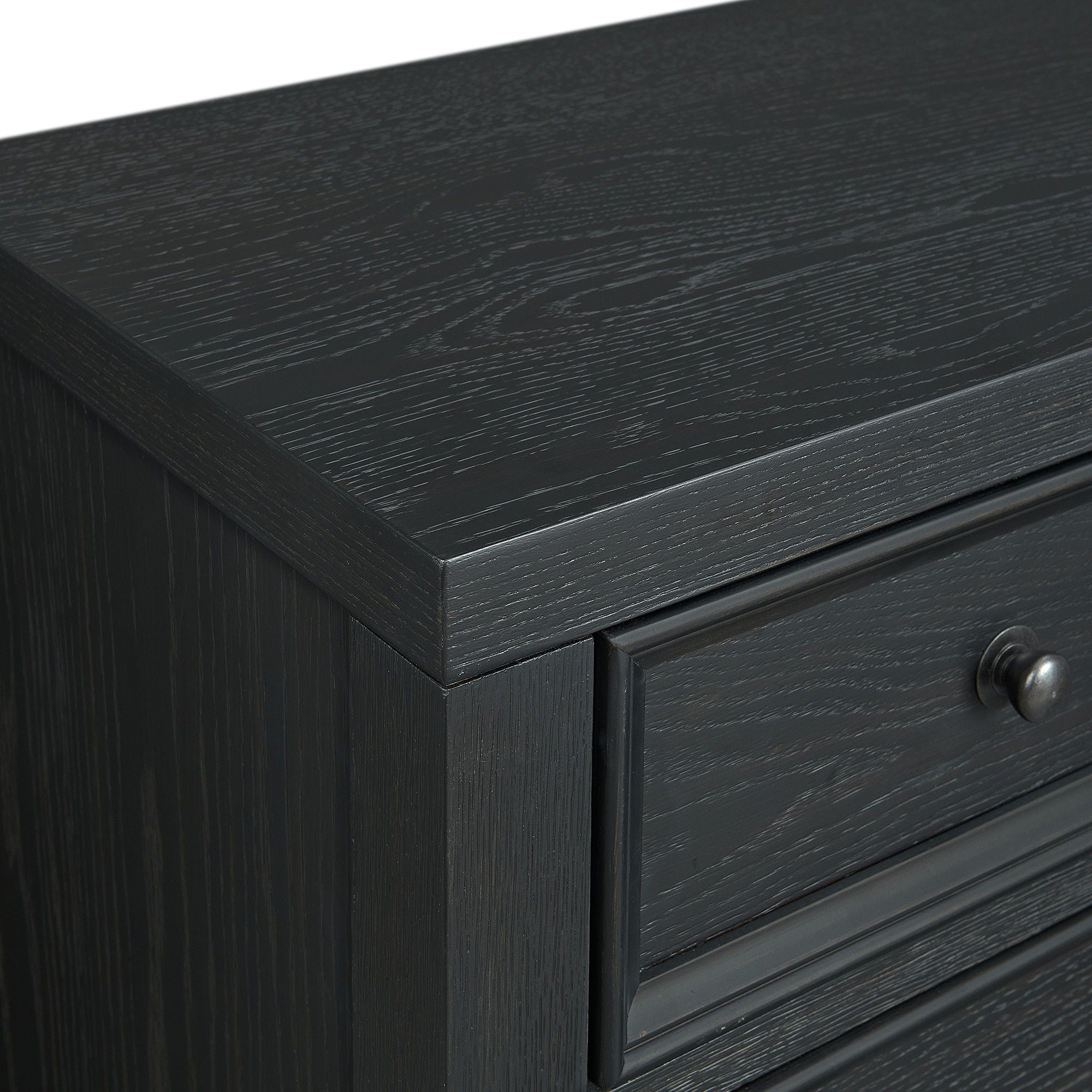 8 Drawer Dresser With Framed Fronts And Smooth Metal Glides