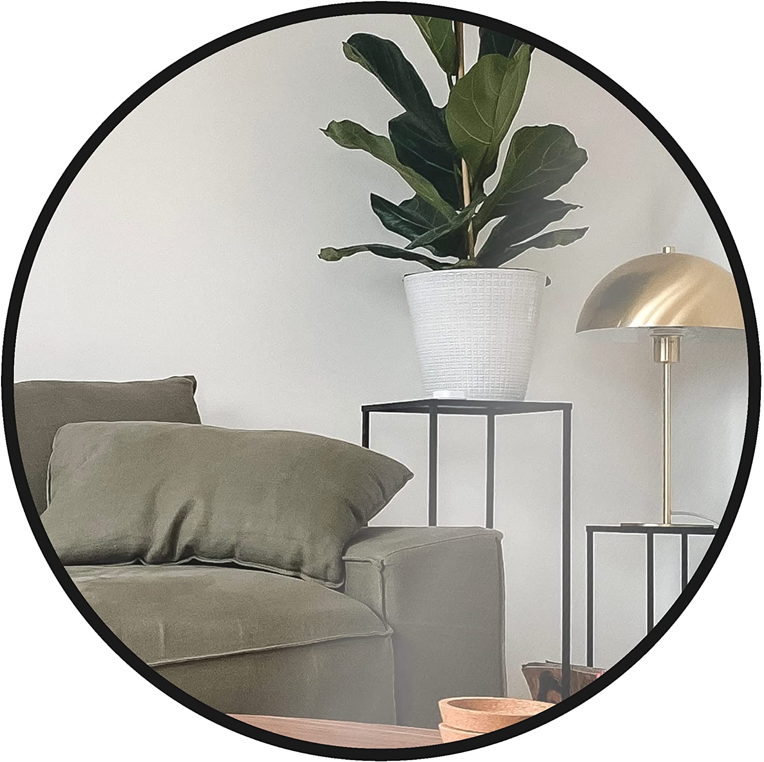 24 Inch Round Bathroom Mirror