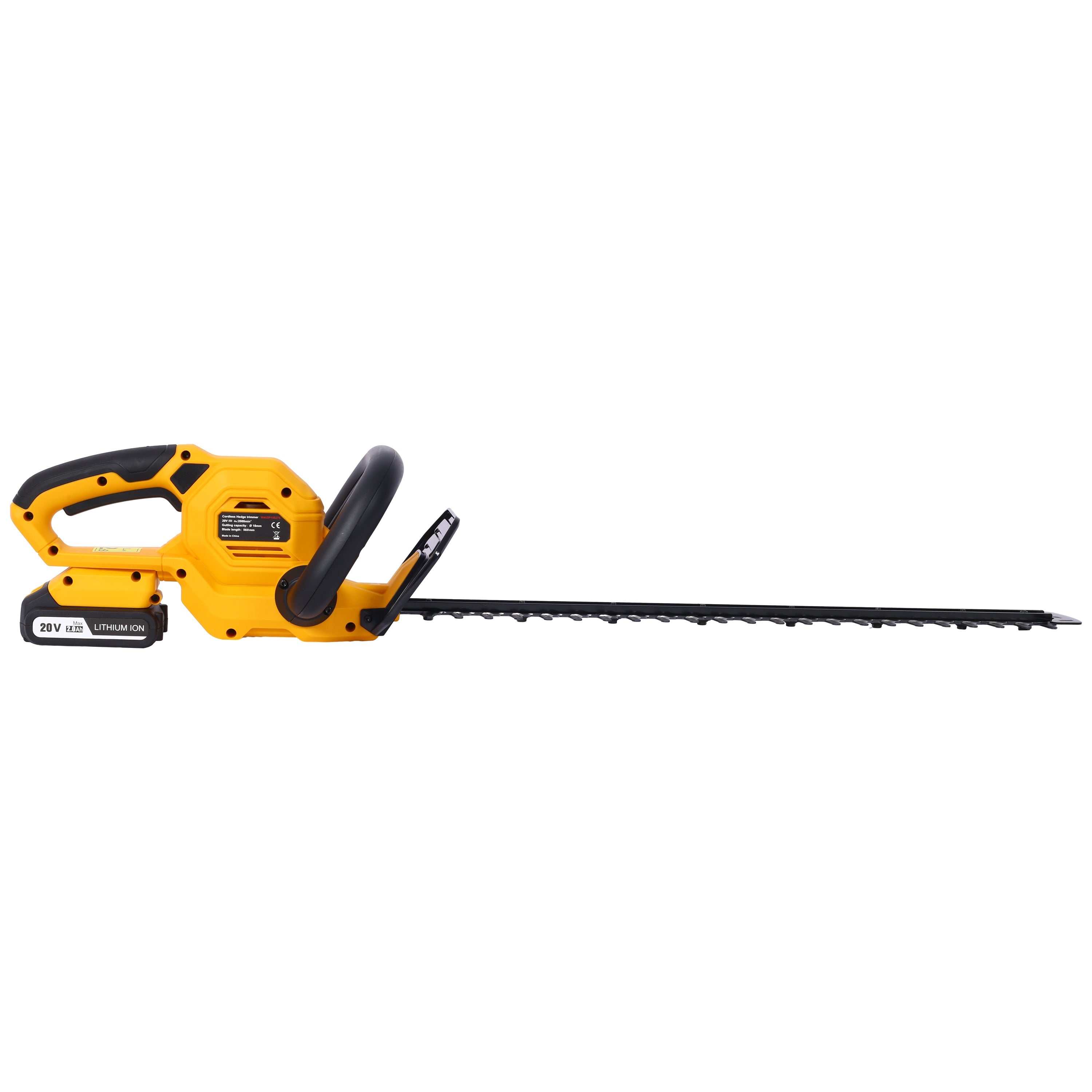 20V Cordless Hedge Trimmer, 22 Inch Steel Blade