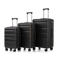 HIFINE TOURIST 20"/24"/28" 3-Piece Luggage Set in Dark Gray