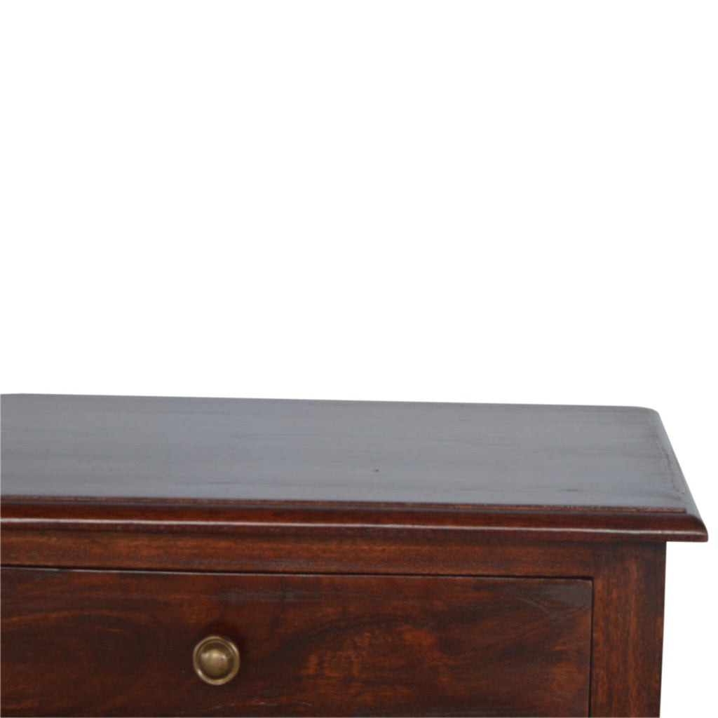 Solid Wood Turned Occasional Table, 1-Drawer