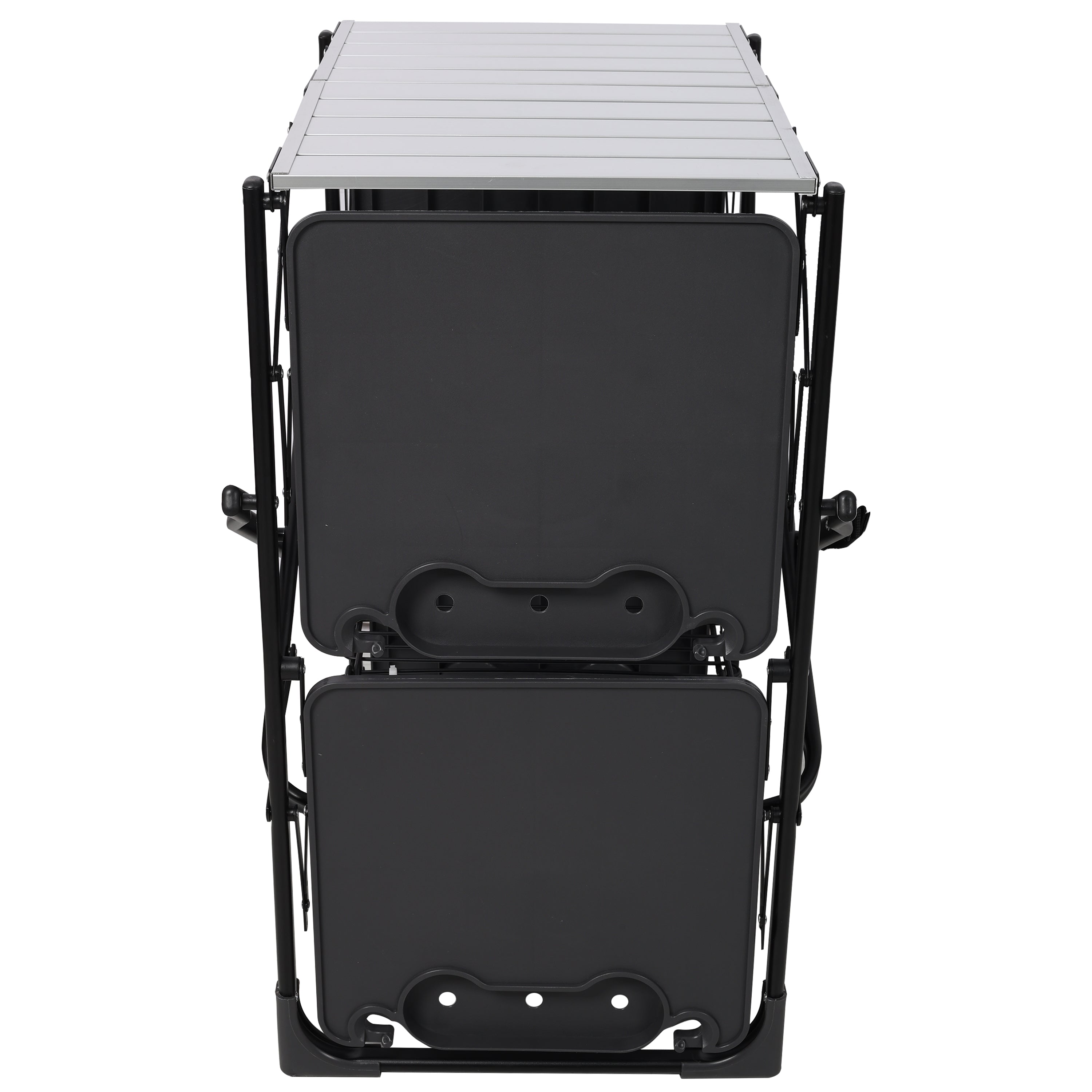 Folding Camping Kitchen Table - Portable Outdoor Cooking Station