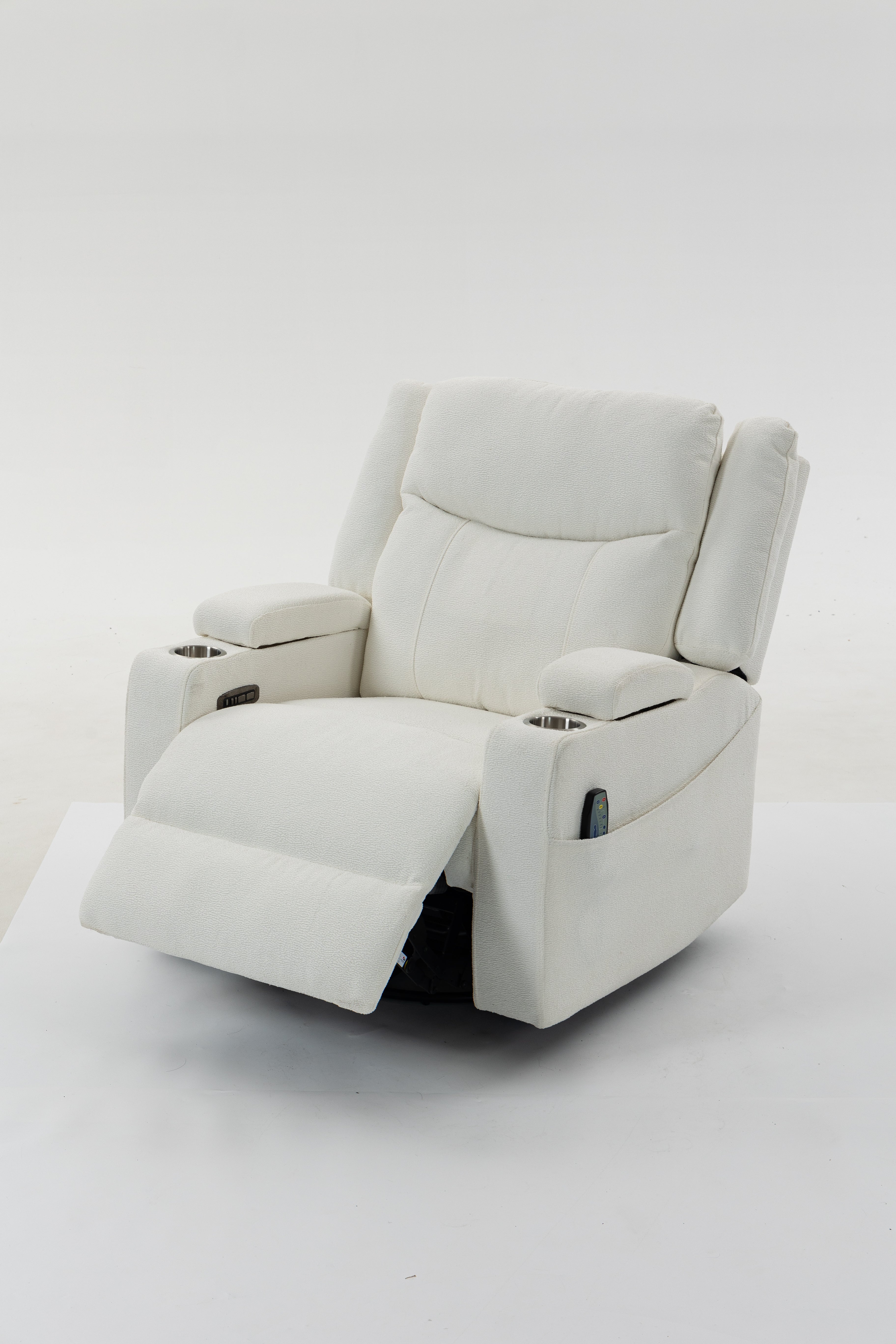 Extra Wide Power Recliner Chair with Heat Massage