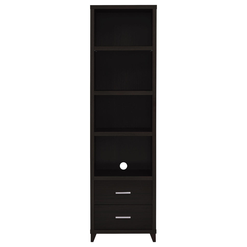 Barnaby - 4 Piece Rectangular Entertainment Center - Cappuccino