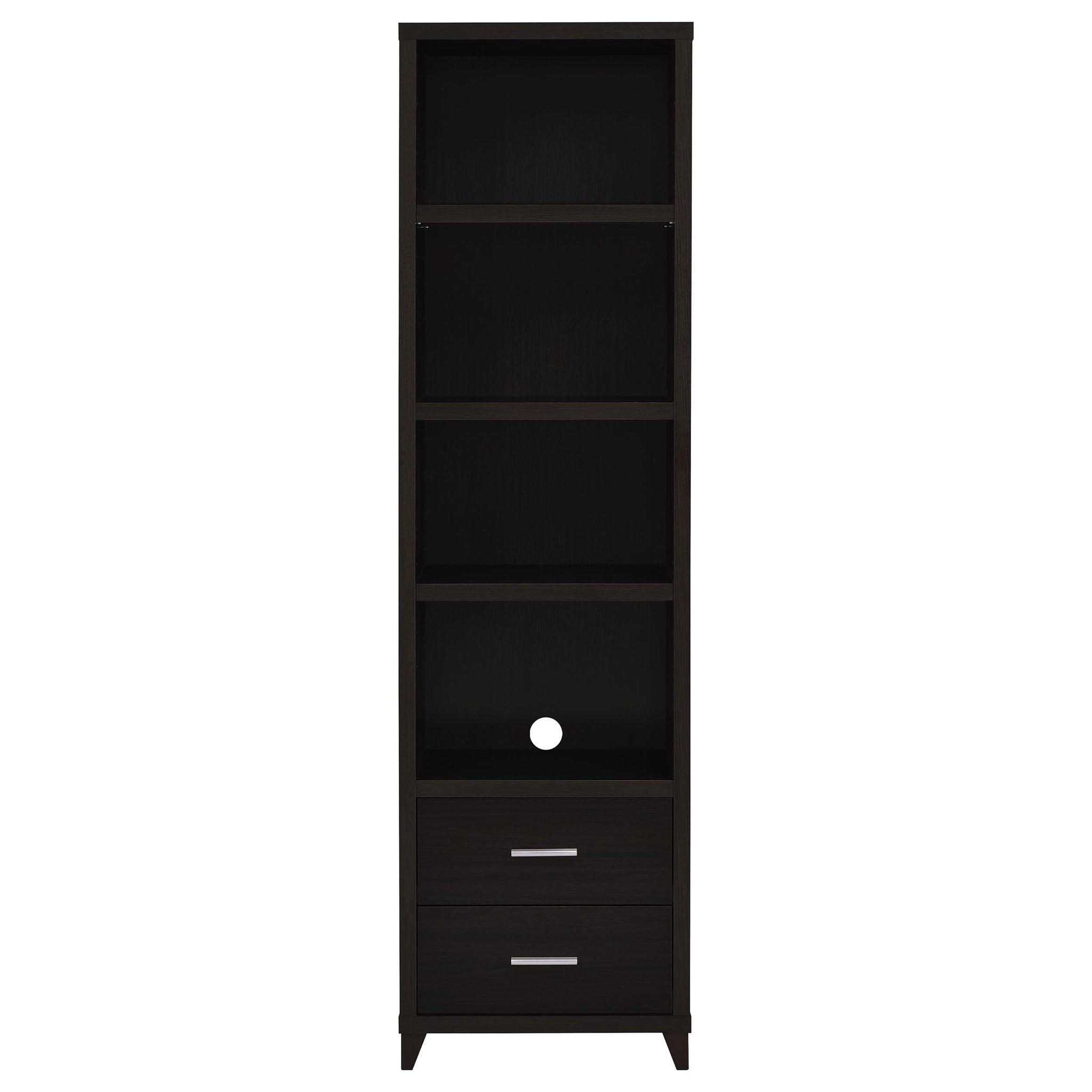 Barnaby - 4 Piece Rectangular Entertainment Center - Cappuccino