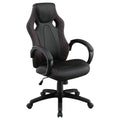 Norset - Upholstered Adjustable Home Office Desk Chair - Black