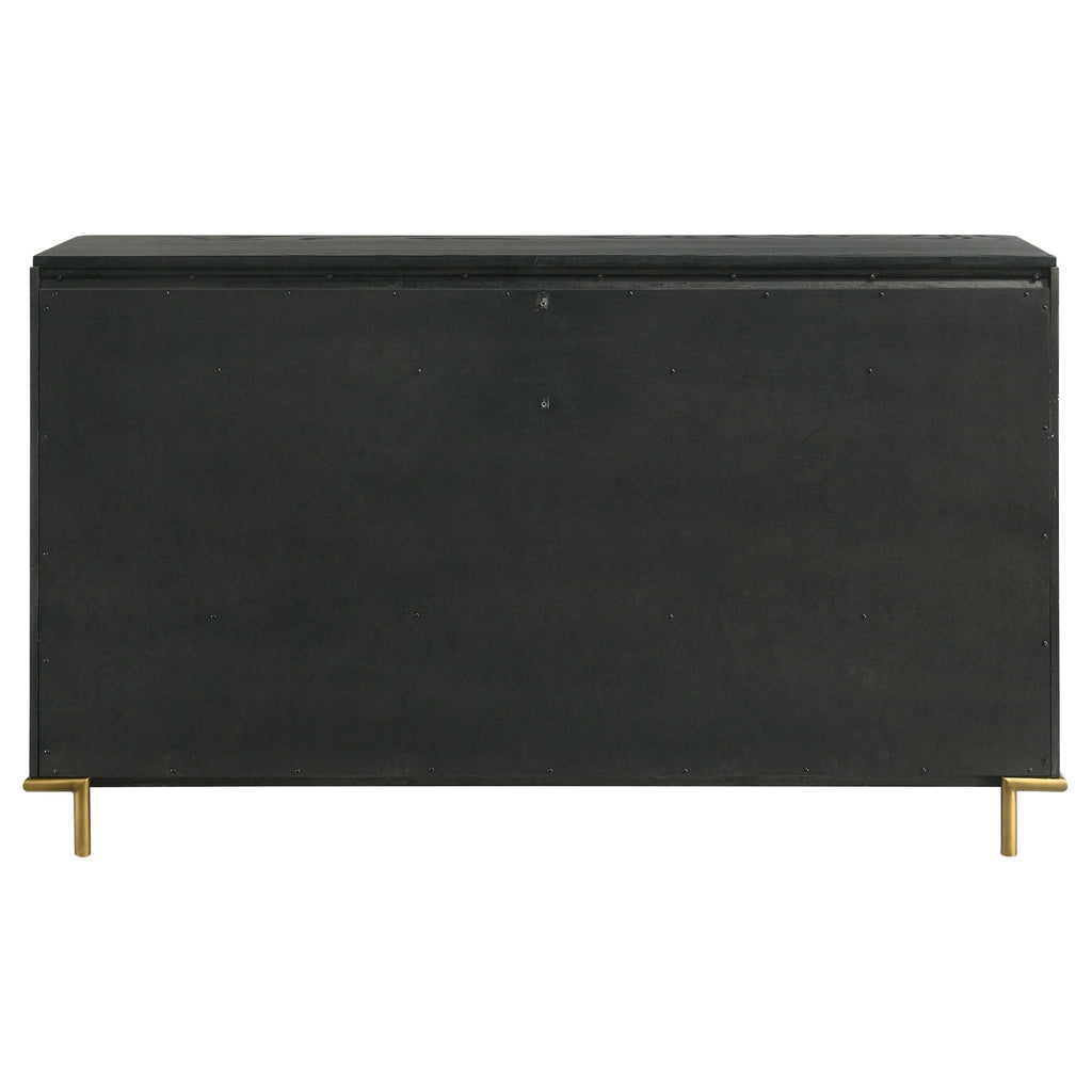 Anser - 8 Drawer Dresser - Black