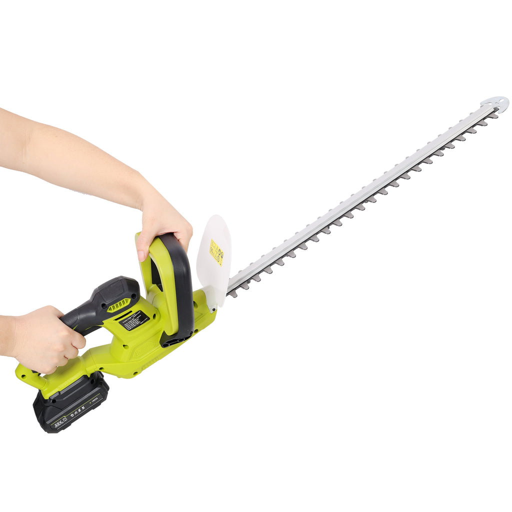 21V DC Hedge Trimmer with Battery and Seat Charger