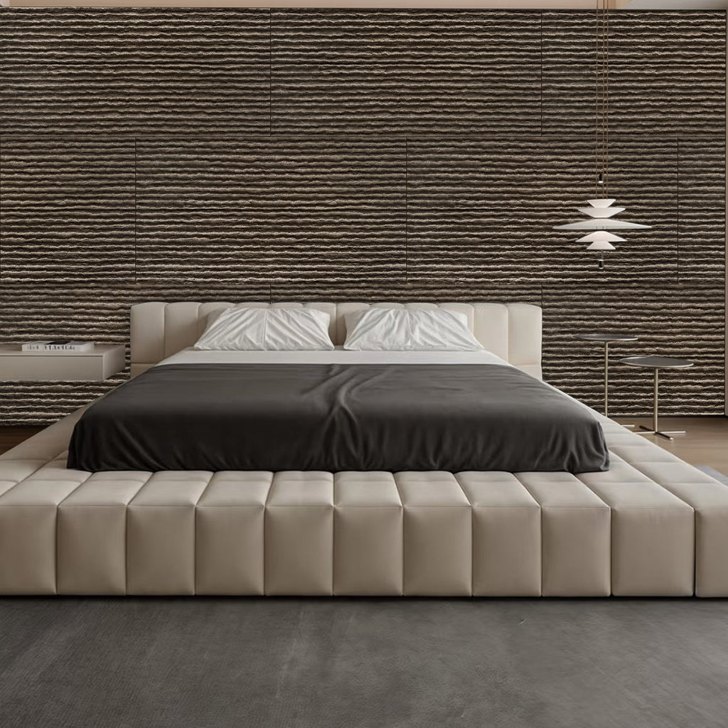 3D Faux Stone Wall Panels - 12 PCS PU Wainscoting