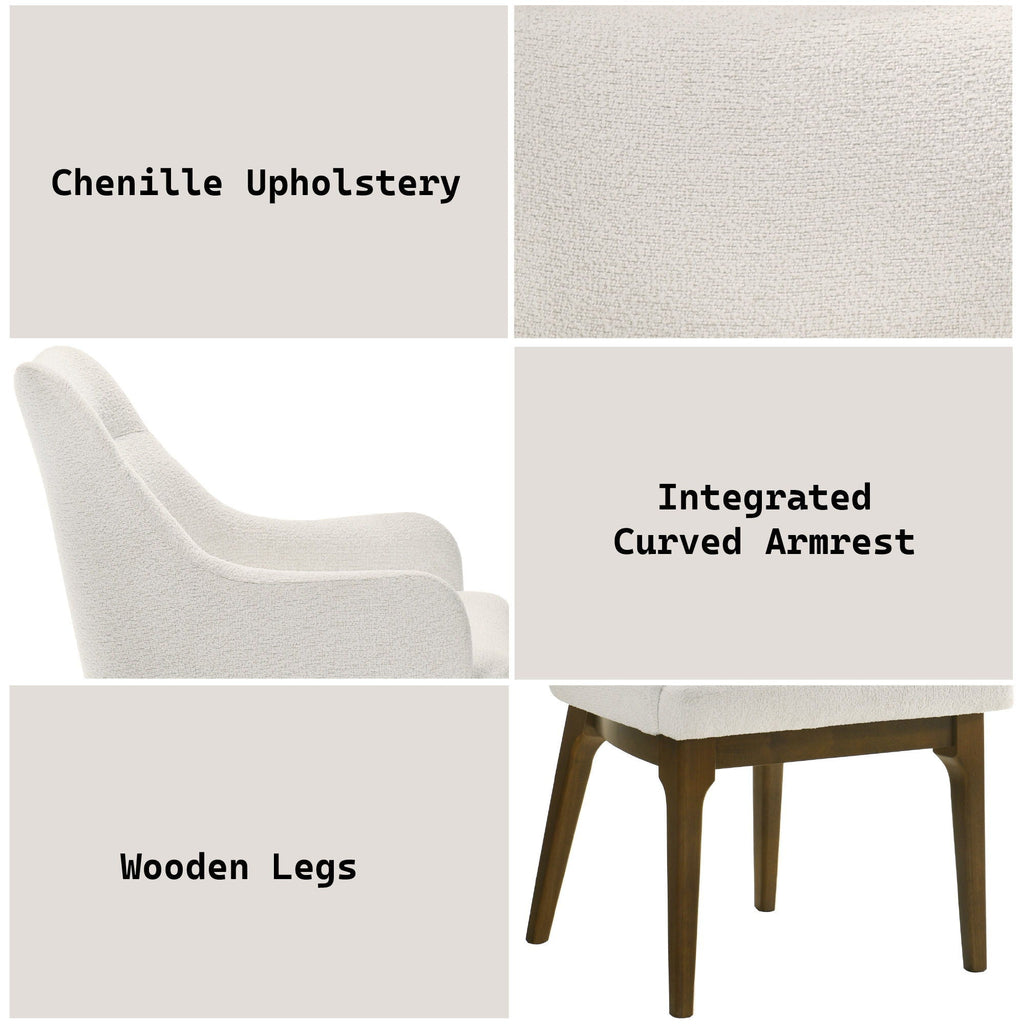 Kasha - Side Chair (Set of 2) - Beige / Oak