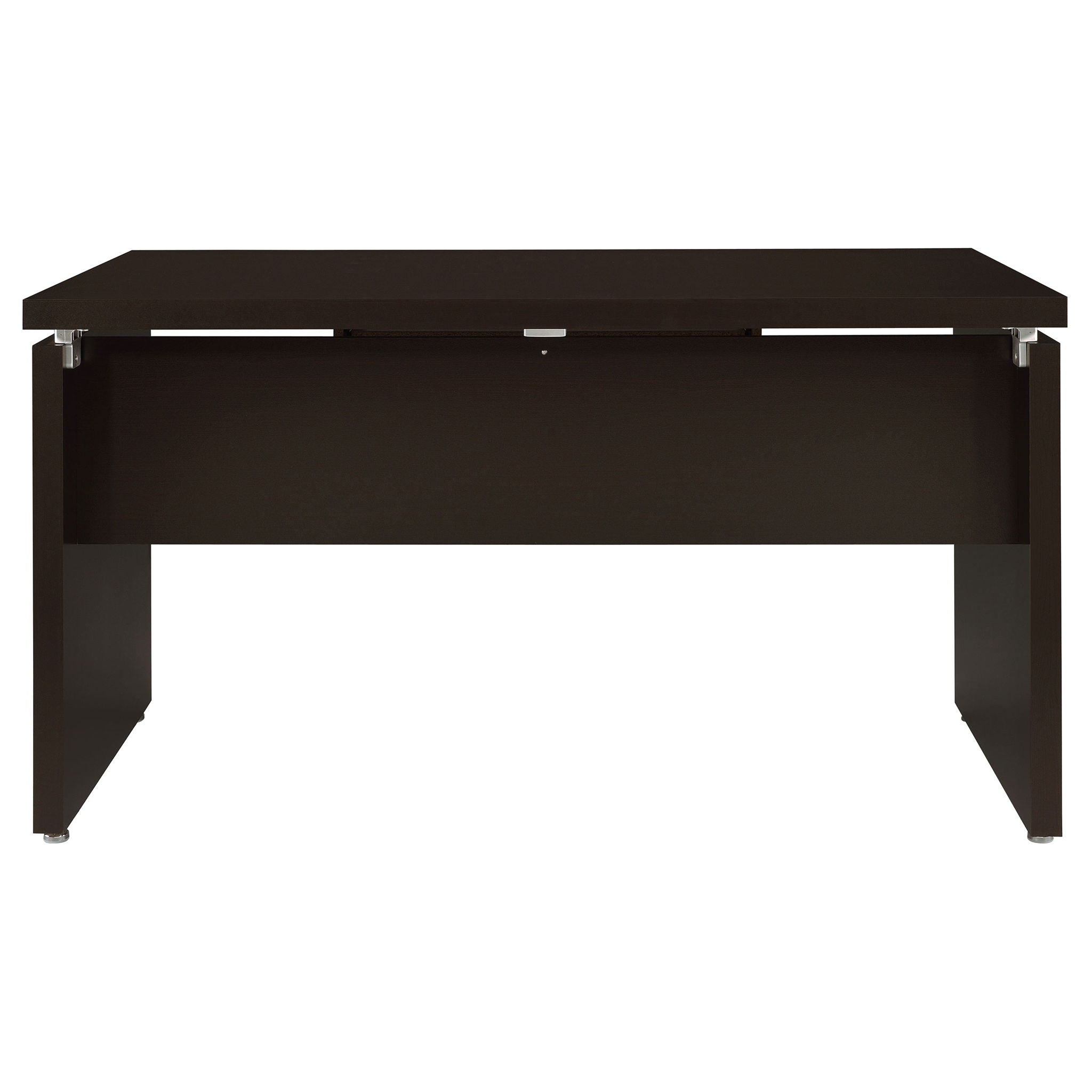 Ulloa - L Shaped Office Desk With Slide Out Keyboard Tray And Storage Drawers - Cappuccino