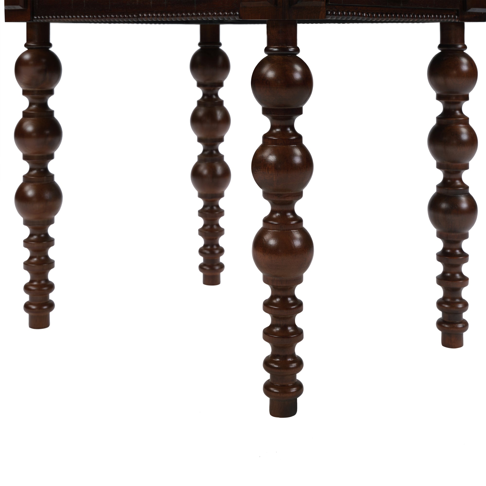 Solid Wood End Table with Drawer in Espresso Finish
