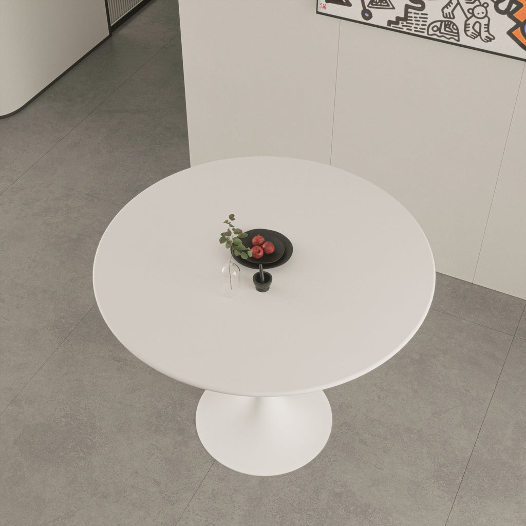 31.5" White Dining Table