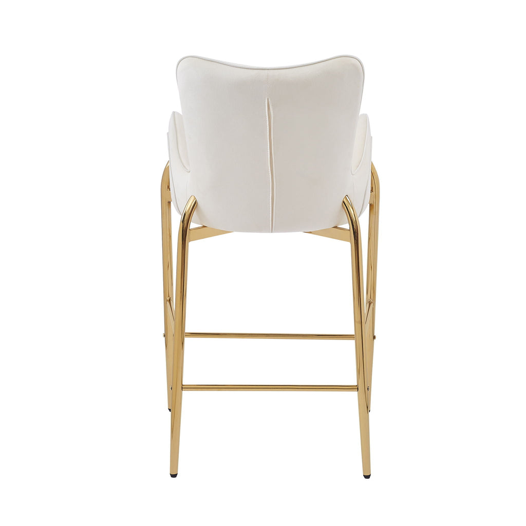 Fabric Counter Height Bar Stools (Set of 2)